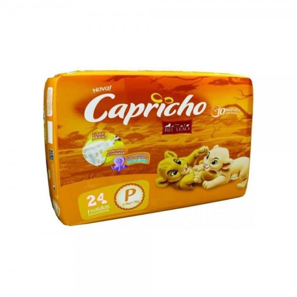 Fralda Capricho Rei Leão Jumbinho P 20UN