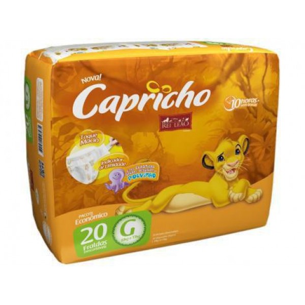 Fralda Capricho Rei Leão Jumbinho G 18UN