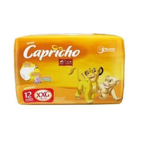 Fralda Capricho Rei Leão Jumbinho XXG 12UN