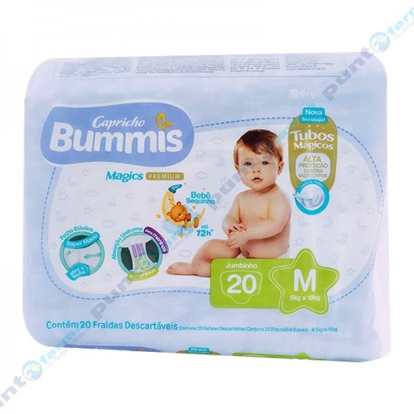 Fralda Capricho Bummis Jumbinho M 20UN