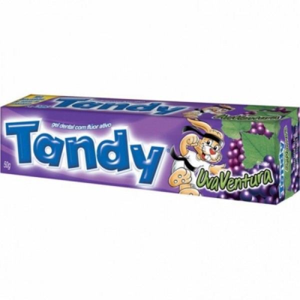 Creme Dental Infantil Tandy Uva Gel 50g