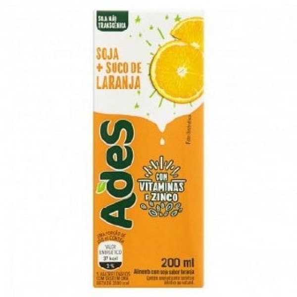 Suco de Laranja Ades 200ml