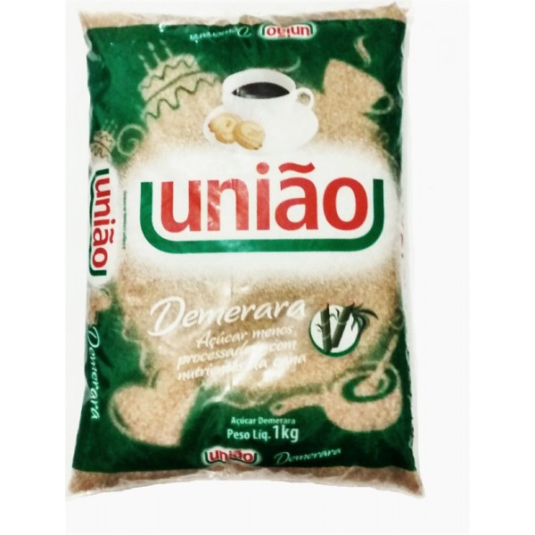 Açúcar Demerara União 1KG 