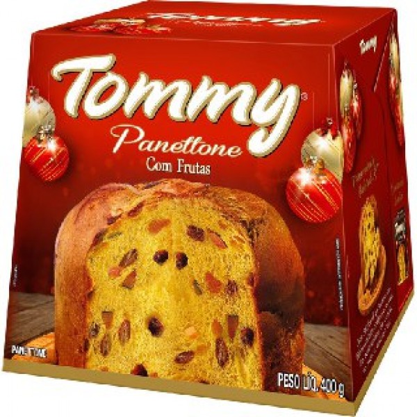 Panettone Tommy Com Frutas 400G