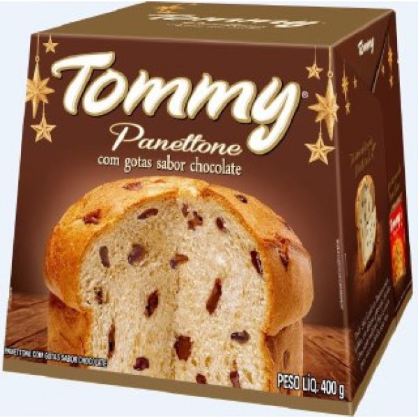 Panettone Tommy Gotas de Chocolate 400G