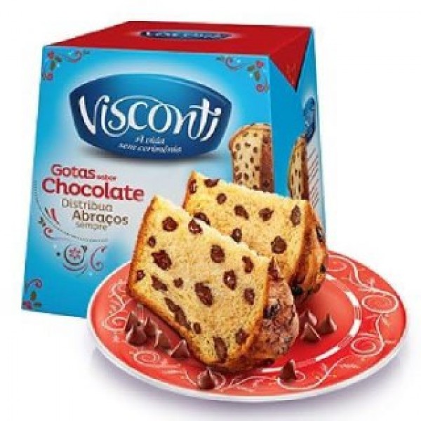 Panettone Visconti Gotas De Chocolate 400G