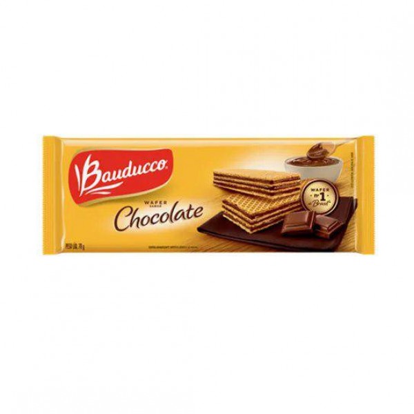 Biscoito Bauducco Wafer Duplo Chocolate 78G