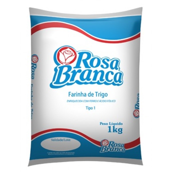 Farinha de Trigo Rosa Branca 1kg