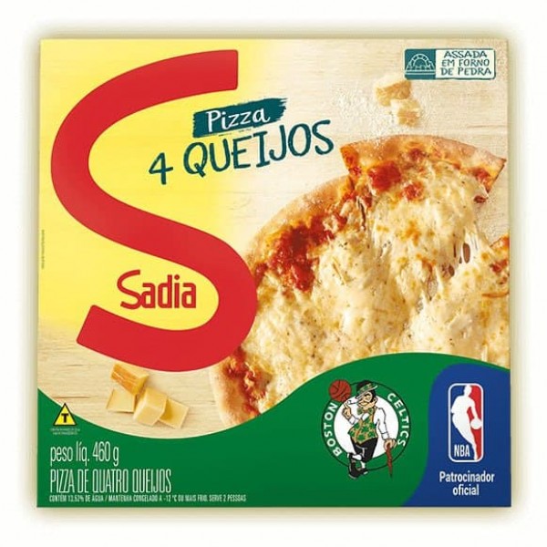 Pizza Sadia 4 Queijo 460G