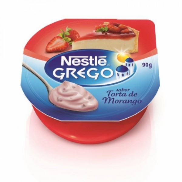 Iogurte Grego Sabor Torta de Morango Nestlé 90g