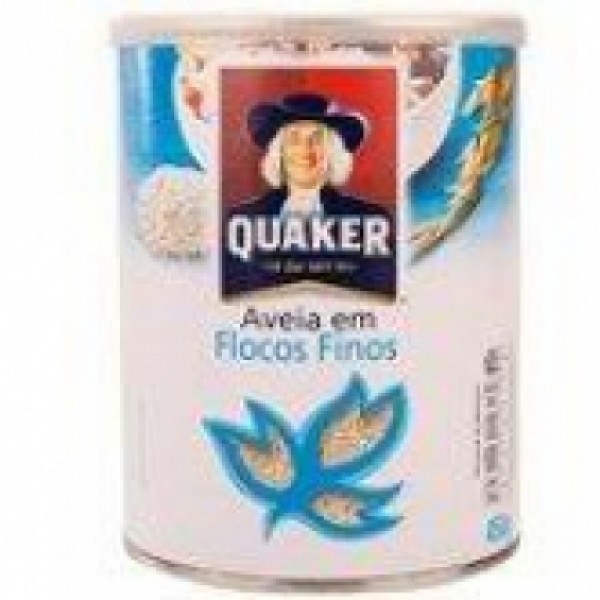 Aveia em Flocos Finos Quaker Lata 450g