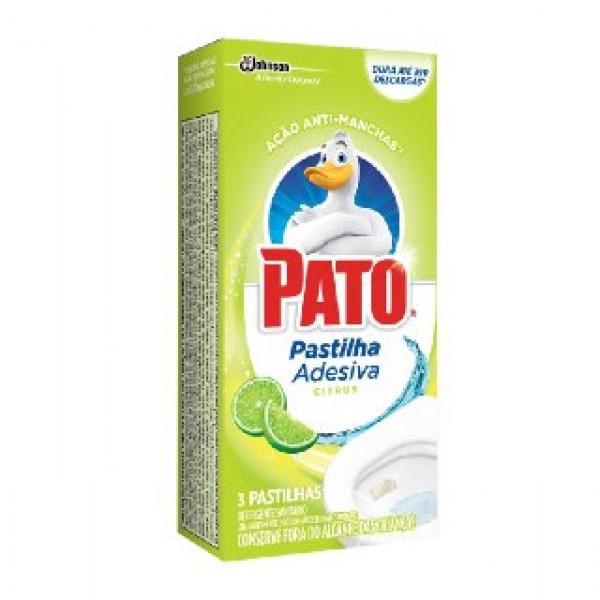 Pastilha Adesiva Pato Citrus Com 3UN