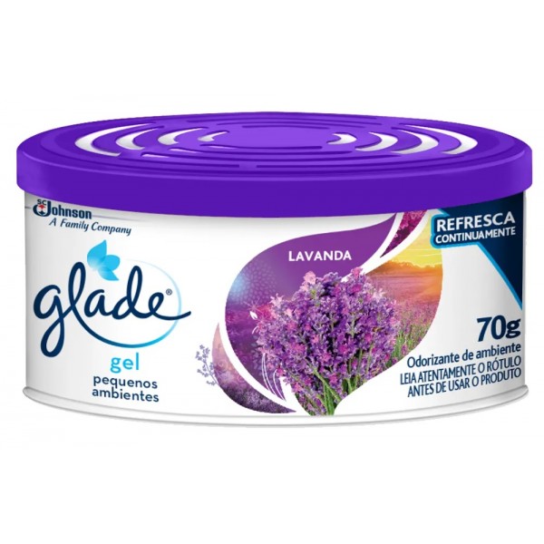 Purificador Gel Glade Lavanda 70G