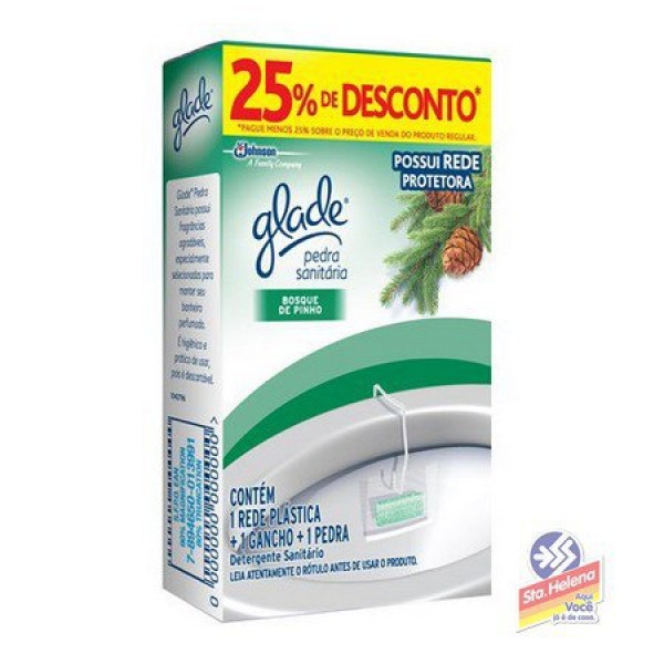 Pedra Sanitária  Glade Bouquet De Pinho 25G 