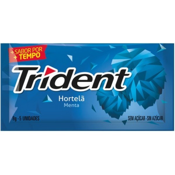 Chiclete Trident Hortelã/Menta 8g