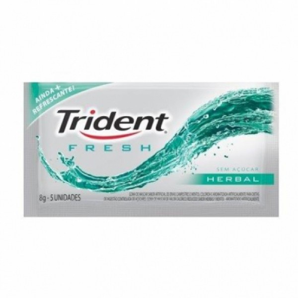 Chiclete Trident Fresh Herbal 8g