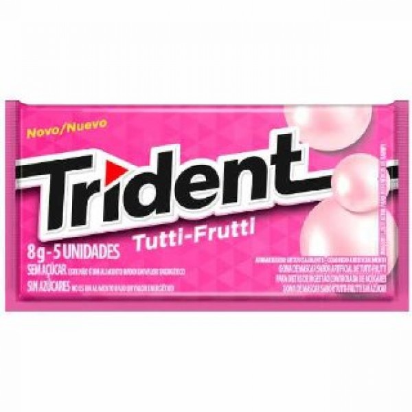 Chiclete Trident Tutti Frutti 8g