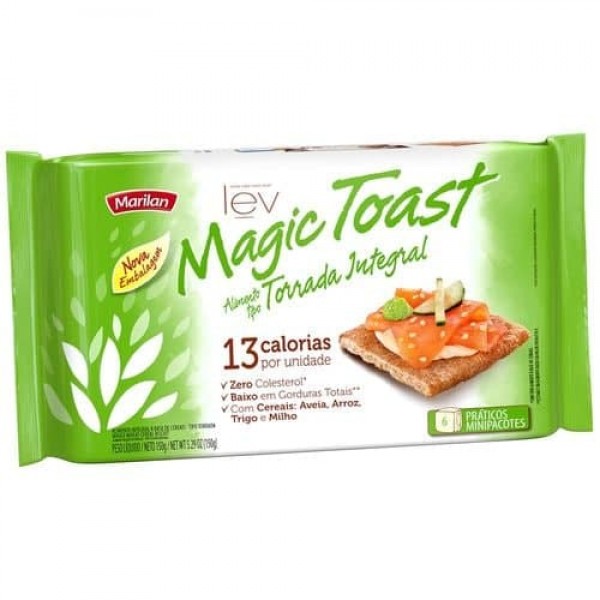 Torrada Marilan Magic Toast Integral 150G