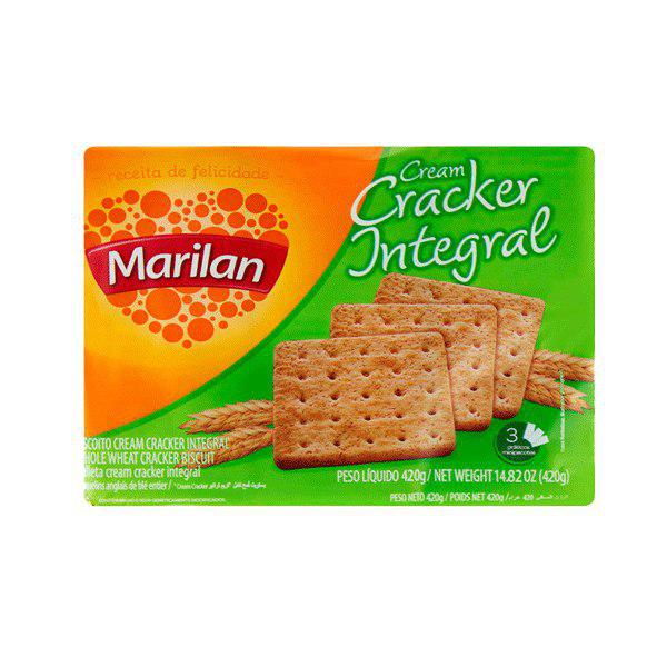 Biscoito Marilan Cream Cracker Integral 420G