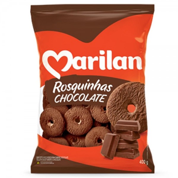 Biscoito Marilan Rosquinha Chocolate 400G