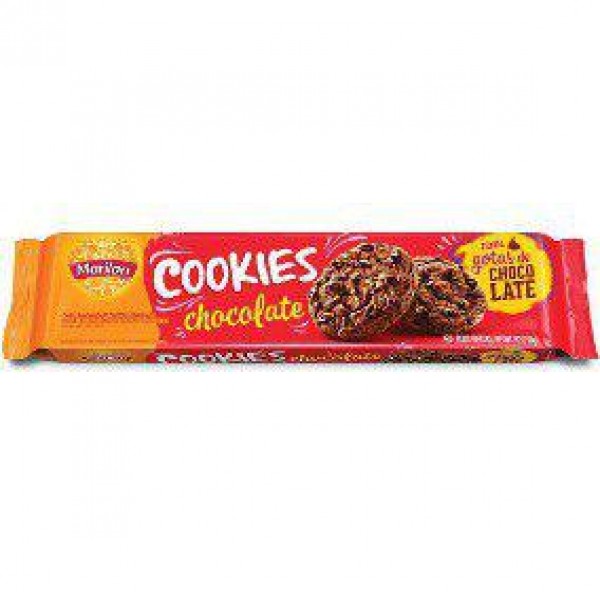 Biscoito Marilan Cookies Cocolate com Gotas de Chocolate 80G