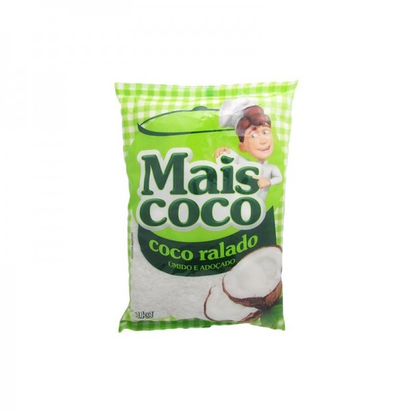 Coco Ralado Úmido E Adoçado Mais Coco 50G