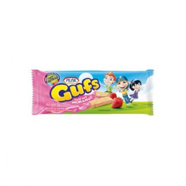 Biscoito Pilar Gufs Wafer Morango 35g