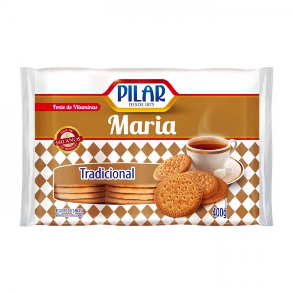 Biscoito Pilar Maria Tradicional 400g