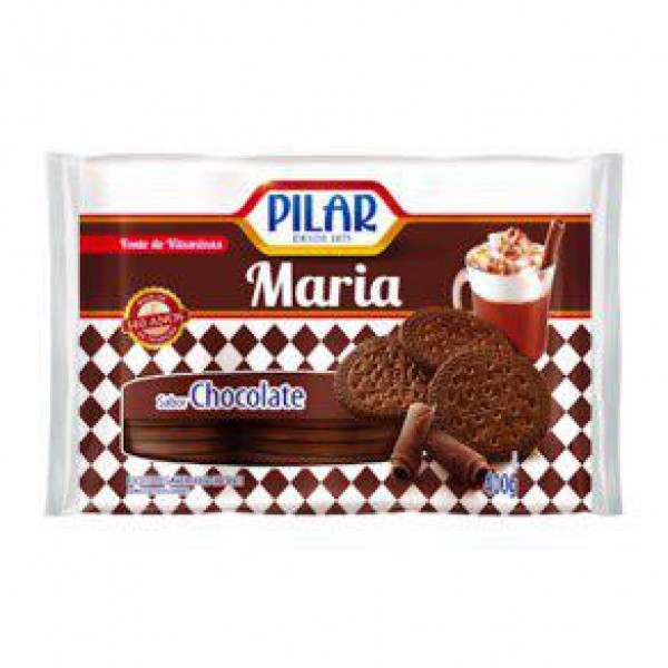 Biscoito Pilar Maria Chocolate 400g