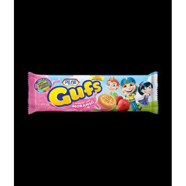 Biscoito Pilar Gufs Recheado Morango 60g