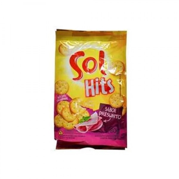 Biscoito Sol Hit Presunto 80G