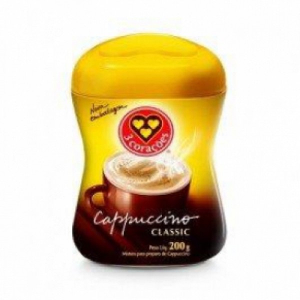 Cappuccino Classic 3 Corações 200g