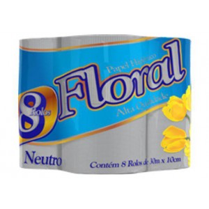 Papel Higiênico Flor...