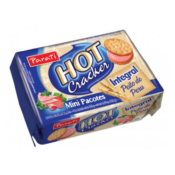 Biscoito Parati Hot Cracker Recheado Peito de Peu 150g