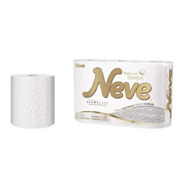 Papel Higiênico Neve Dermacare Folha Tripla 6 Rolo 20M 