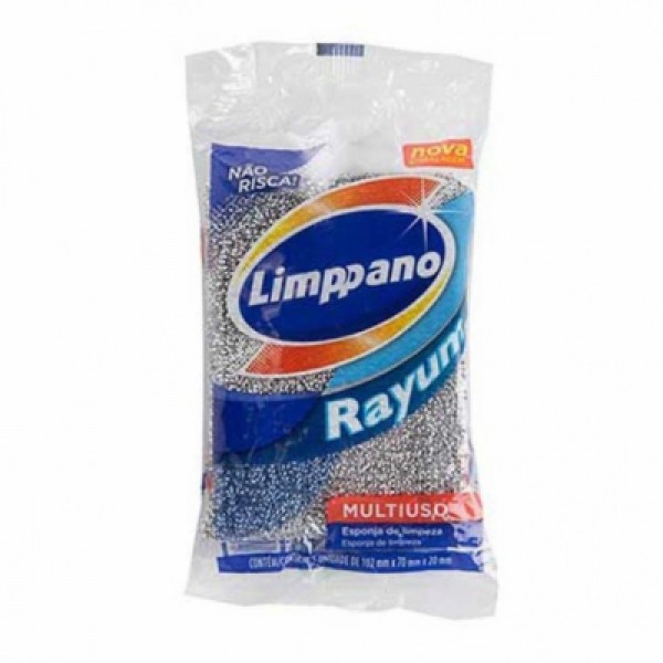 Esponja Limppano Rayum Multiuso 1 Unidade