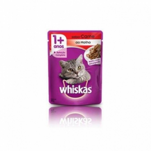 Whiskas Sachê Carne ao Molho Filhote 85g