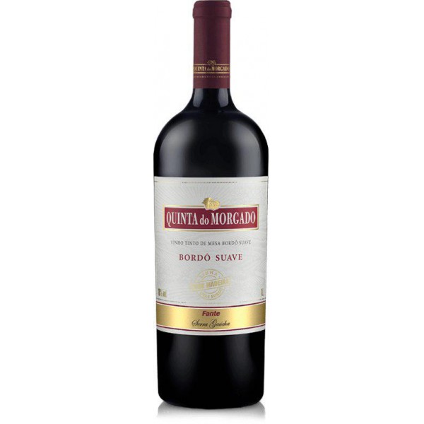 Vinho Tinto Quinta do Morgado Bordô Suave 1L