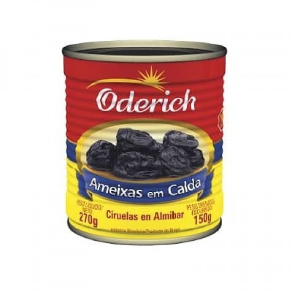 Ameixa em Calda Oderich Lata 150G