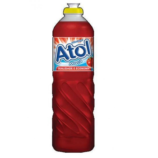 Detergente Líquido Atol Maçã 500ml 