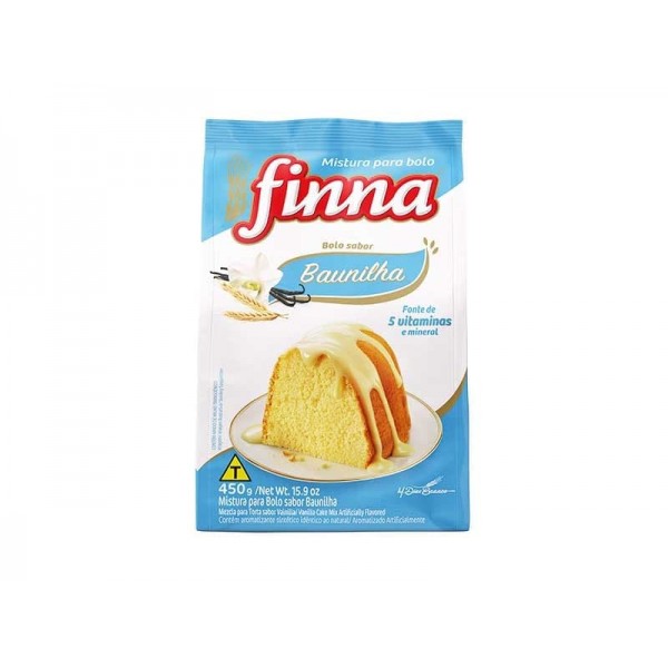 Mistura para Bolo Baunilha Finna 450g