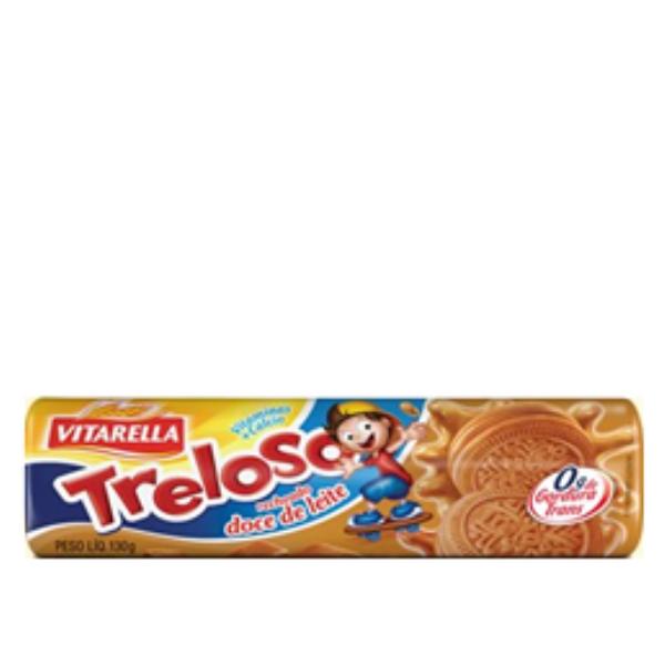 Biscoito Vitarella Treloso Recheado Doce de Leite 130g