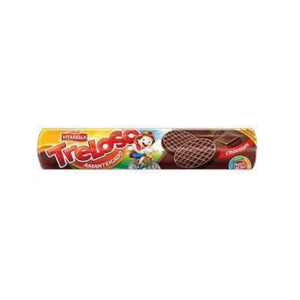 Biscoito Treloso Amanteigado Chocolate 130G