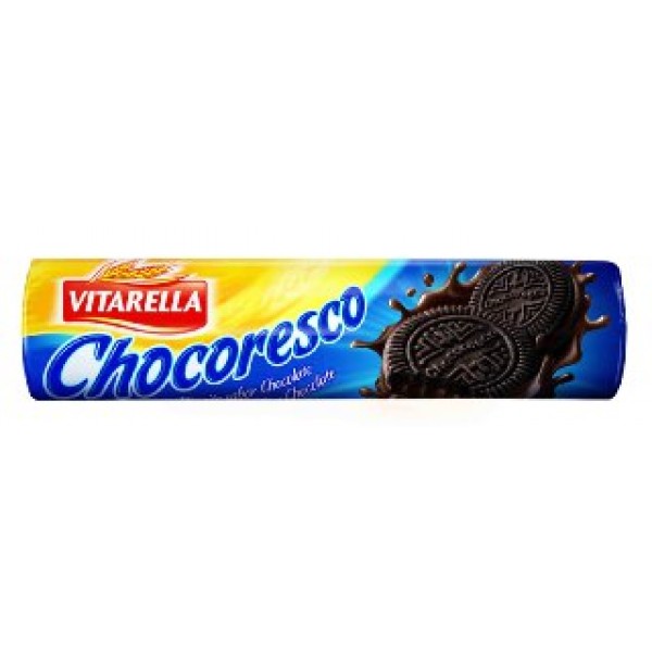 Biscoito Vitarella Chocoresco Recheado Chocolate 130G