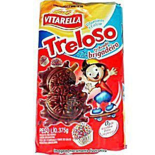 Biscoito Vitarella Treloso Recheado Brigadeiro 390g