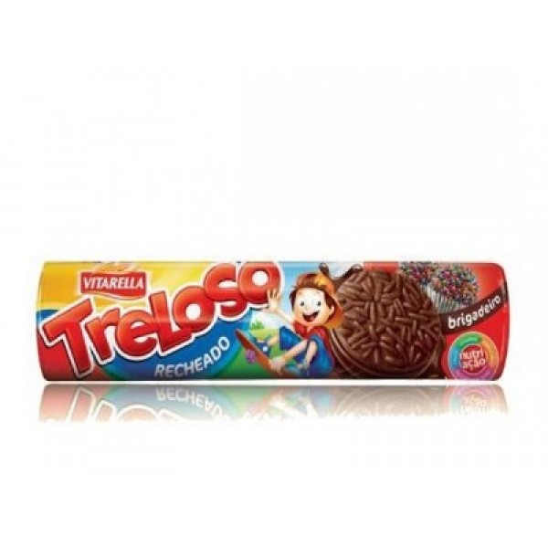 Biscoito Vitarella Treloso Recheado Brigadeiro 130g