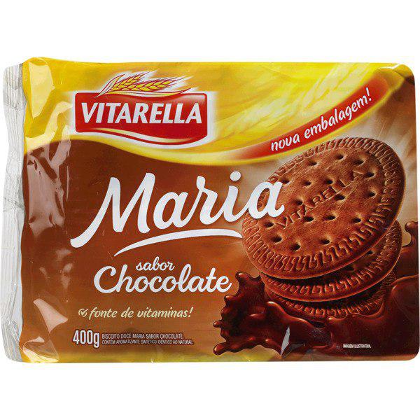 Biscoito Vitarella Maria Chocolate 400G 