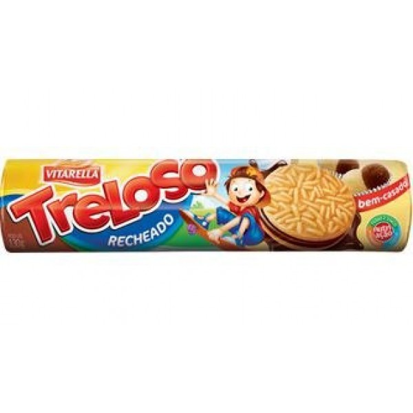 Biscoito Vitarella Treloso Recheado Bem Casado 130g