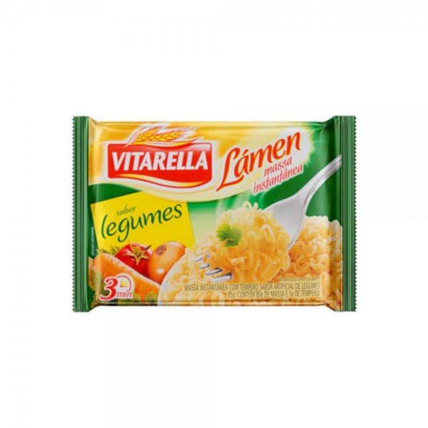 Macarrão Instantâneo Vitarella Lámen Legumes 74,3G