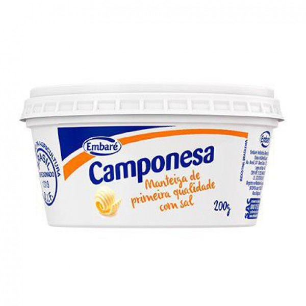 Manteiga Camponesa Com Sal 200G